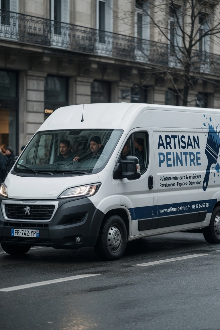 Camionnette d'artisan